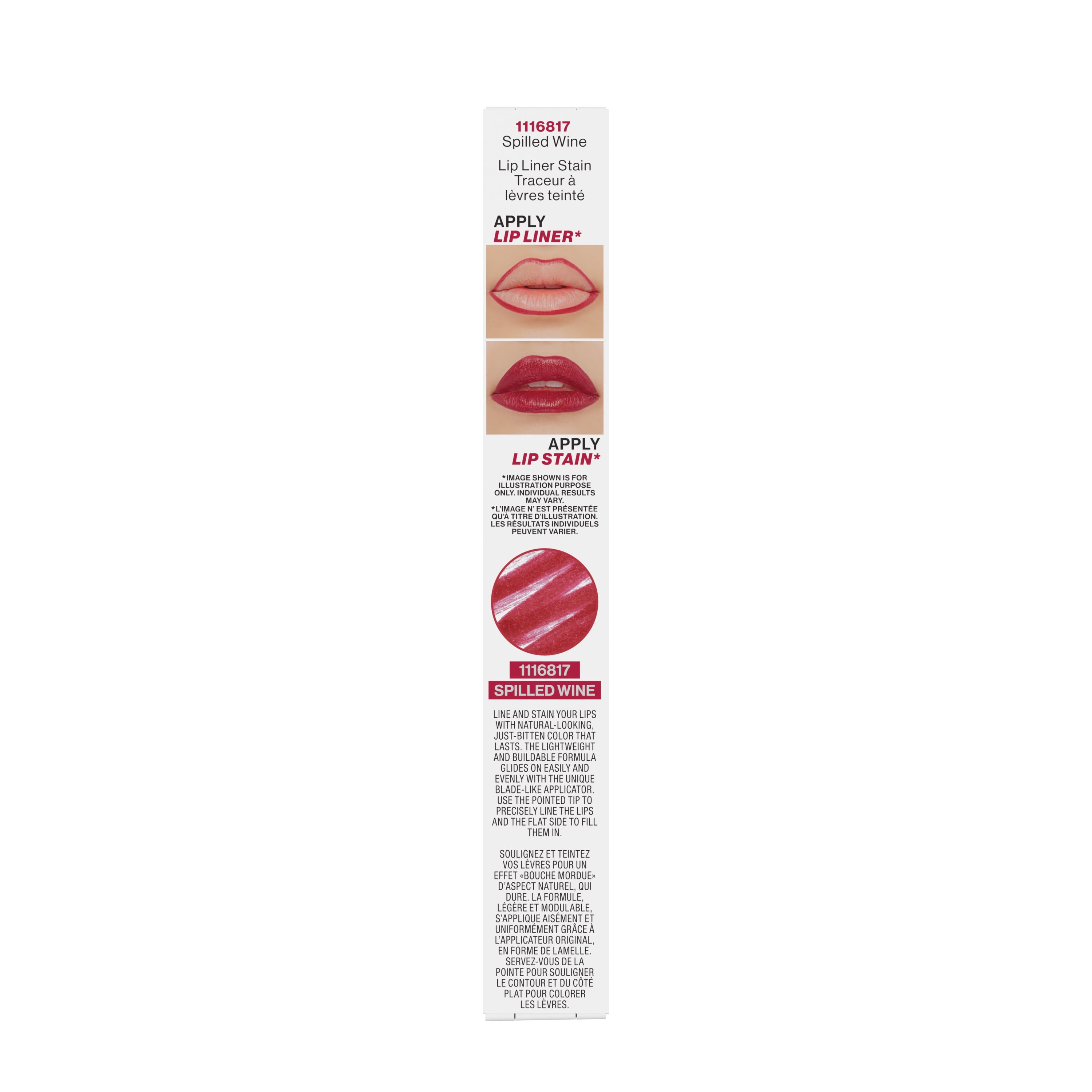 Wet n Wild Perfect Pout Lip Liner Stain Spilled Wine