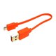 thumbnail image 2 of Para auriculares Bluetooth, altavoces, línea de carga, interfaz Android de 20 cm, fácil de usar a corto plazo, naranja, fácil de encontrar, 2 of 2