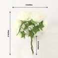 thumbnail image 2 of BalsaCircle 48 Ivory Faux Roses 4" Artificial Foam Flowers Stems Wedding Centerpieces, 2 of 8