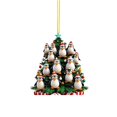 thumbnail image 1 of Binwennn Easter Decorations Christmas Tree Penguin Acrylic 2D Pendant Christmas Pendant Christmas Tree Shape Penguin Pendant Christmas Acrylic Pendant New Year Pendant, 1 of 4