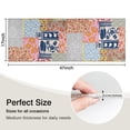 thumbnail image 5 of Pioneer Flower Floral Print Pattern Kitchen Rug Mat,Kitchen Runner Rugs Non Skid Washable,Decorative Kitchen Floor Mats for Kitchen,Sink,Laundry,17"X47", 5 of 5