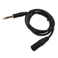 thumbnail image 4 of Cable de 6,35 mm a xlr macho a macho para escenario de micrófono de altavoz, equilibrio de cable de 1/4 pulgadas con transmisión sin pérdidas, 4 of 7