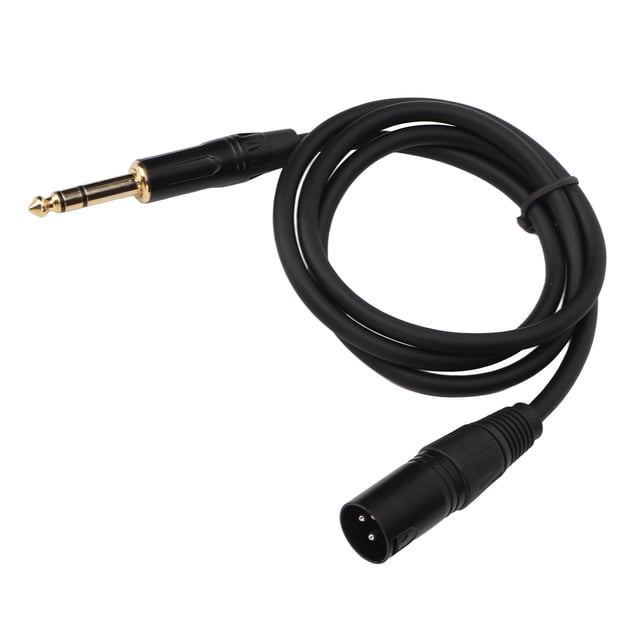Cable de 6,35 mm a XLR ANGGREK Balanceado Estéreo Macho de 3 Pines