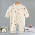 thumbnail image 7 of WUANDIXFA Baby Girl Rompers 3 6 9 12 18 24 Months 2T 3T Unisex Soft Sleeper Cotton Long Sleeve Romper Newborn Daily Outfit Baby Girl Outfits,Red,9-18 Months, 7 of 7