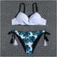 thumbnail image 2 of Traje de baño dividido de bikini sin espalda estampado con aro cómodo para mujer con almohadilla en el pecho OAVQHLG3B Store lin121212, 2 of 3