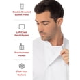 thumbnail image 3 of Chaqueta de chef Chef Works Montreal Cool Vent para hombre, color blanco XL, 3 of 4