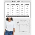 thumbnail image 4 of Women's Casual Half Sleeve T-Shirt - Relaxed Fit Basic Top, Soft Breathable, Everyday Wear (Size S-XXL), 4 of 6