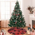 thumbnail image 7 of Lsque Bats And Spiders Print Christmas Tree Skirt, Tree Skirt with Ties or Velcro, Perfect for Holiday Decorations, Halloween, and New Year-36", 7 of 7