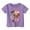 Purple, variant on Hienoo Toddler Girls Graphic T-Shirt Short Sleeve Round Neck T Shirt Summer Casual Tee Shirt