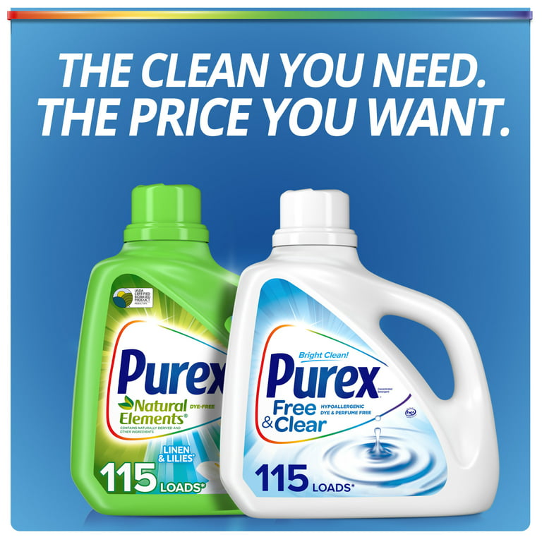Pure Clean Performance Laundry Detergent 2 Pack, Unscented – nonaste
