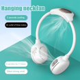 thumbnail image 1 of Cuello De 3 Velocidades Mini Ventilador De Banda Para El Cuello Recargable Por Usb Ventilador Colgante De Manos Libres Ajustable De 360 ​​​​Grados Para Caminar Viajes seitruly HA047685-01, 1 of 6