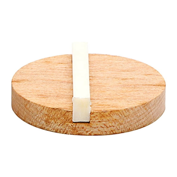 Worgeous Resonator Biscuit Bridge Kit Crafted from Wood and Ox Bone for Guitar Durable Light Brown Size