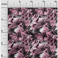 thumbnail image 2 of oneOone Polyester Spandex Black Fabric Abstracts Fabric For Sewing Printed Craft Fabric By The Yard 56 Inch Wide, 2 of 5