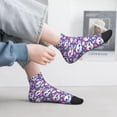 thumbnail image 2 of Pofeuu blue flower Skull colorful Print 30cm Socks, Adult Running Hiking Socks for Youth and Adult, 2 of 7