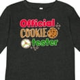 thumbnail image 4 of Inktastic Official Cookie Tester Christmas Cookies Boys or Girls Long Sleeve Toddler T-Shirt, 4 of 5