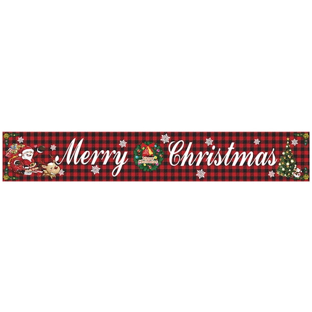 Inteprter Decoraciones festivas Estado de ánimo del festival con pancartas navideñas Regalos pensativos Banner de decoración navideña Kits de decoración para fiestas GZ03