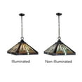 thumbnail image 5 of CHLOE Lighting Innes Tiffany-Style 1-Light Mission Ceiling Pendant 12" Shade, 5 of 8