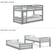 thumbnail image 4 of DHP Sierra Transitional Twin Bunk Beds for Kids, 4 of 6