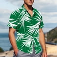 thumbnail image 4 of Horkkom Mens Hawaiian Shirts Short Sleeve Casual Button Down Shirt Palm Tree Print Beach Shirts, 4 of 6