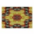 thumbnail image 1 of Modern Art Cutting Board, Psychedelic Design with Geometric Diagonal and Fractal Star Dotted Design Image, Decorative Tempered Glass Cutting and Serving Board, Small Size, Multicolor, by Ambesonne, 1 of 1