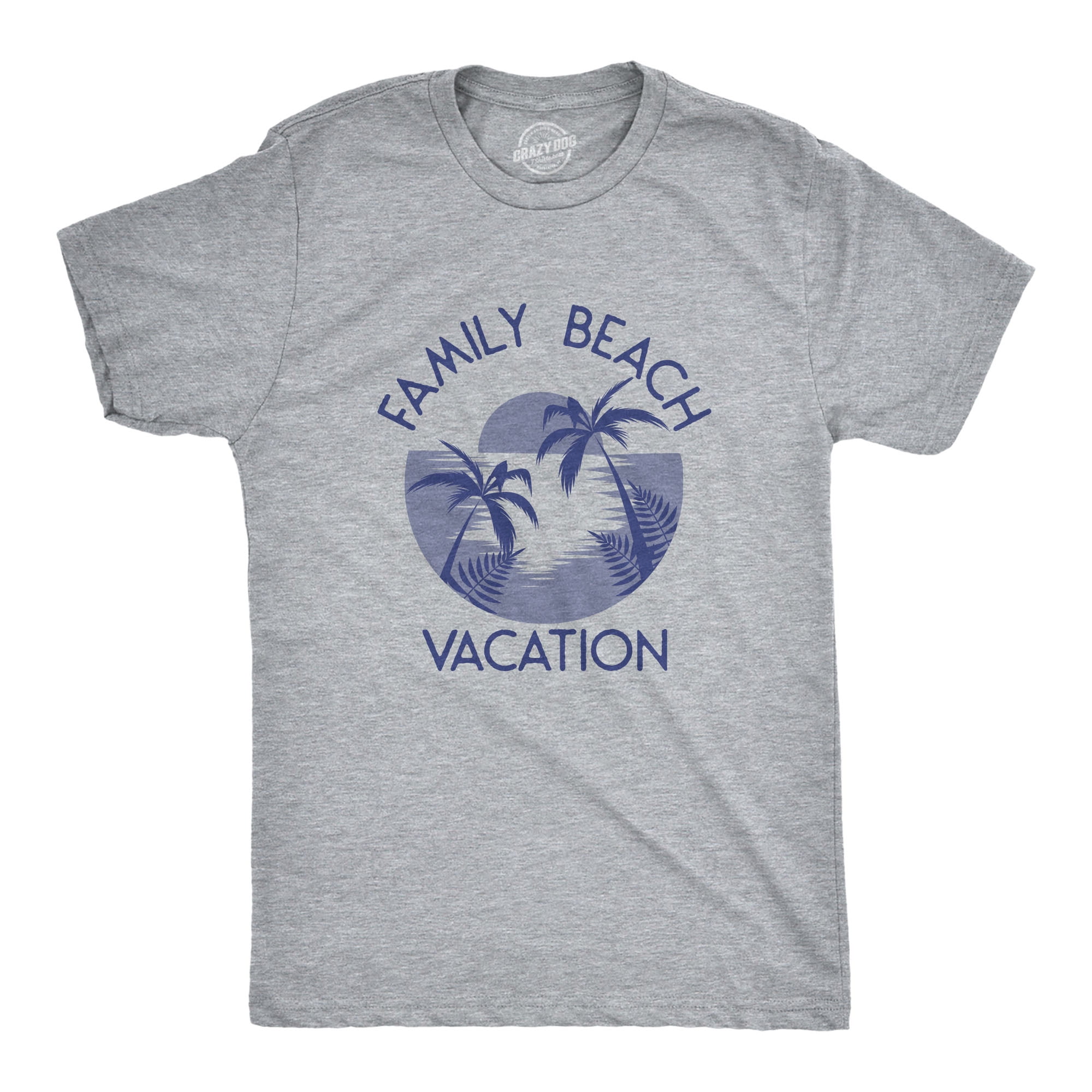 Mens Family Beach Vacation Tshirt Funny 