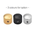 thumbnail image 3 of 4pcs Metal Volume Tone Control Knob Dome Knob Set with Inner Hexagon Spanner for Electric Guitar Bass, 3 of 8