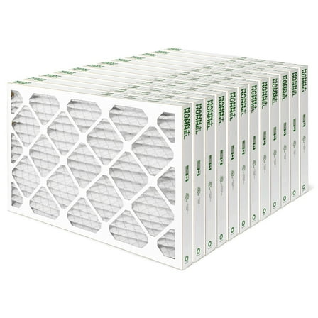 Mann Hummel 16x25x2 MERV 8 Pleated HVAC AC Furnace Air Filters. Case of 12. (Exact Size: 15.5 x 24.5 x 1.75 Inches)