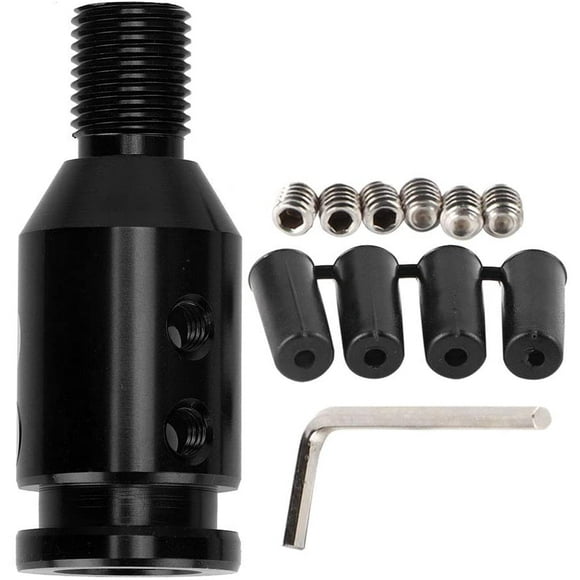 Acouto Adaptateur de Pommeau de Vitesse Universel pour Voiture avec Vis en Aluminium pour Pommeaux Non Filetés