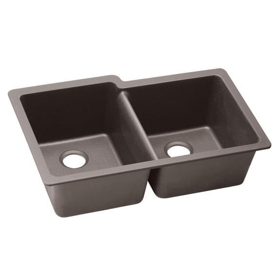 Elkay 33X21 0H 2B QTZCLA UC KITC SINK