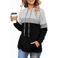 thumbnail image 2 of ONLYSHE Hoodies for Women Camo Leopard Print Tops Pullover Hooded Sweatshirt Drawstring with Pocket, 2 of 4