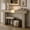 Oak Brown, variant on TTGIEET Wooden Console Table with Light, 60-Inch Farmhouse Entryway Table for Entrance, Sofa Table Behind Couch for Living Room , Rustic Brown