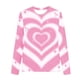 thumbnail image 4 of Blusas y camisas de manga larga con cuello redondo Camisas con estampados de manga larga Cuello redondo lindo Blusas casuales elegantes Ropa Camisas de cuello redondo Niña Top de poliéster, 4 of 5
