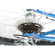 Titan Pioneer 18-Speed Steel Mens Mountain Bicycle, Blue