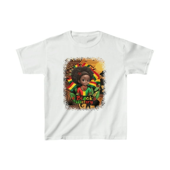 Black History T-shirt for Kids, Black History, Kids Cotton Tee