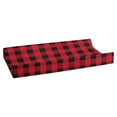 thumbnail image 2 of Red Plaid Changing Pad Cover, 2 of 3