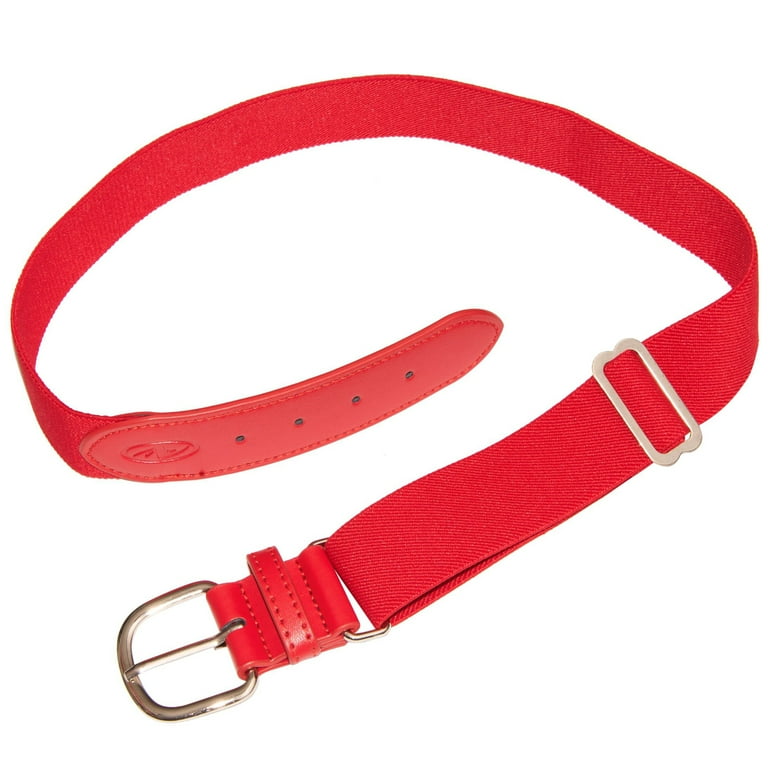 Athletic Works Youth Baseball Softball Belt, Red, Adjustable 18 to