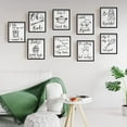 thumbnail image 4 of Home Decor Painting Canvas Wall Art Sketches Kitchen Ware Canvas Hanging Painting Canvas Art 7.9x9.8inch Canvas Printing Artwork Wall Decoration Painting for DIY Bedroom Living Room 9pcs/Set, 4 of 6