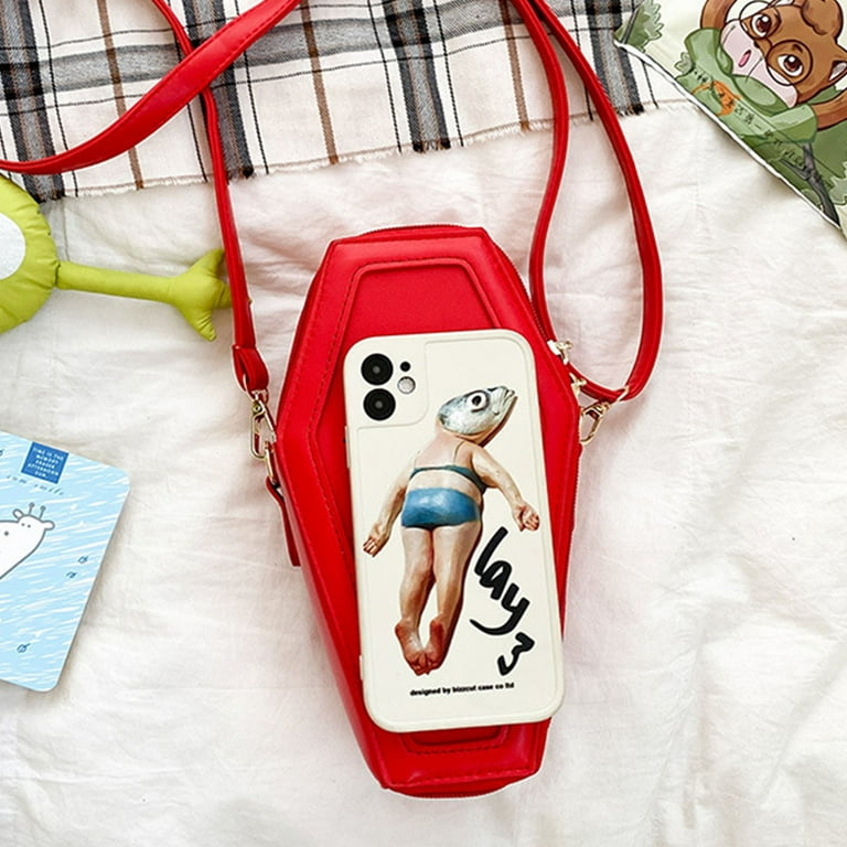 ZPAQI for Creative Leather Handbag for Cross Crossbody Bag