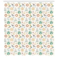 thumbnail image 3 of Bird Shower Curtain, Enjoy the Sea Life Lettering Steering Wheel Seagulls Maritime Sea Shells, Fabric Bathroom Set with Hooks, 69W X 84L Inches Extra Long, Pale Teal and Dark Peach, by Ambesonne, 3 of 3