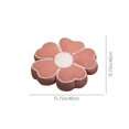 thumbnail image 3 of Velvet Seat Cushion Pad, Petal-Shaped Scandinavian Floor Pillow, Thick Soft Non-Slip Chair Sofa Cushion for Back and Hip Support, 3 of 6