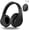 Black, variant on Headphones Over-Ear, Foldable and Wired Stereo Headset SD/TF, FM for Cell Phone,PC,Soft Earmuffs &Light Weight for Prolonged Wearing (Black)