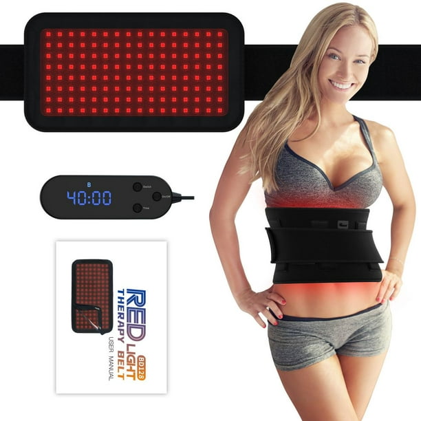 660&880nm LED Infrared Red Light Therapy Back Waist Foot Wrap Belt Pain  Relief