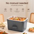 thumbnail image 2 of Cordless Electric Lunch Box | 1.2L Self Heating Lunch Box for Adult, Rechargeable & Portable  Warmer with Stainless Steel Inner Pot | for Office, , Travel, , Outdoor Use |, 2 of 6
