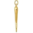thumbnail image 2 of 14k Yellow Gold 3D Italian Horn Charm - 30.0mm, 2 of 7