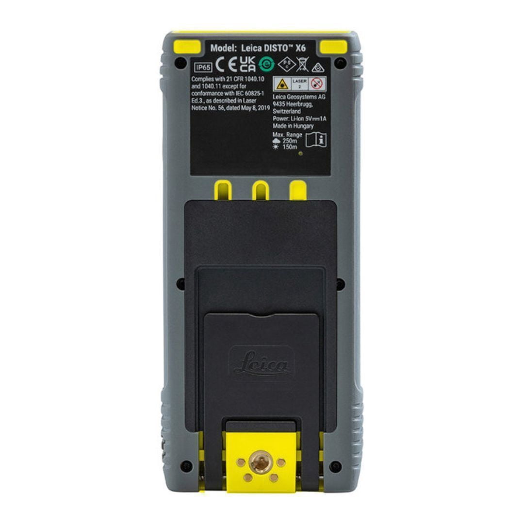 Leica DISTO X6 Laser Distance Meter for Rough Construction Sites