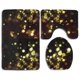 thumbnail image 1 of ABPHQTO Luz chispeante Juego de alfombras de baño de 3 piezas Alfombra de baño Alfombra de contorno y tapa de inodoro ABPHQTO Cont-CHAPPLE-11057, 1 of 2