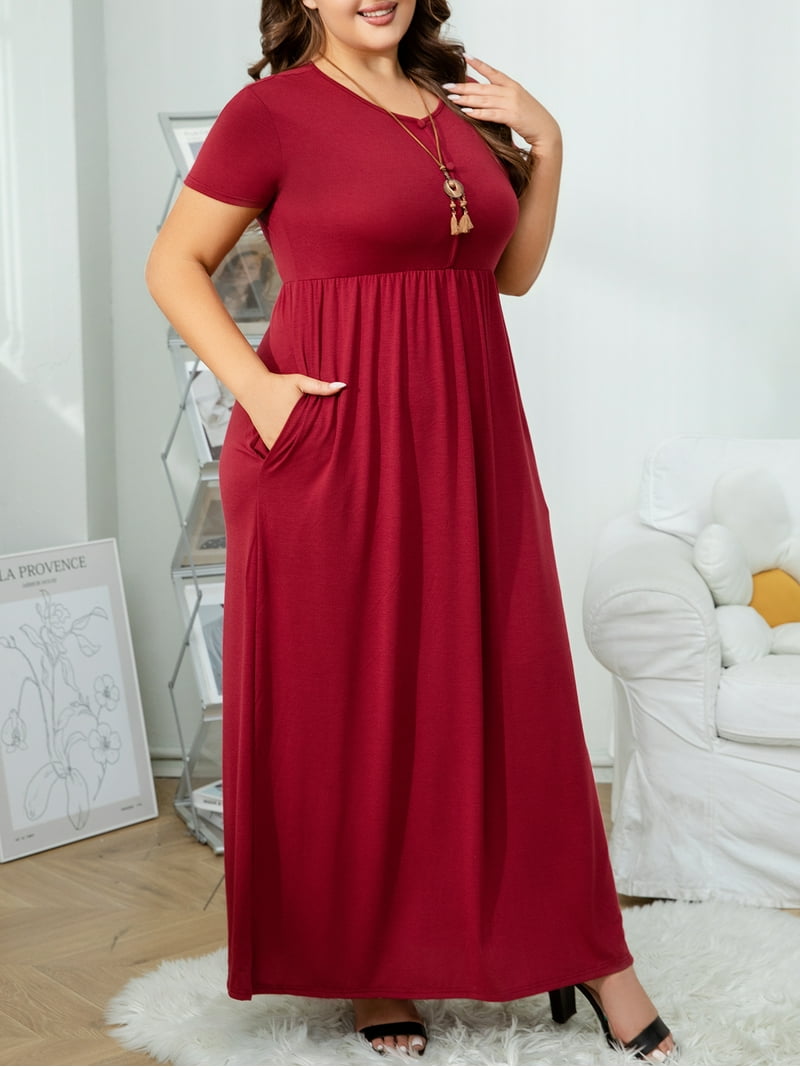 plus size empire waist summer dress JANE Stretch Empire Waist Dress Sewing Pattern by Dressmaking Amóre main image 1