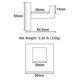 thumbnail image 5 of Bath Towel Hook Stainless Steel Square Clothes Towel Coat Robe Hook, 5 of 5