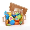 thumbnail image 5 of Play Day Treasure Chest with 20-Piece Sand Toys, Brown, 5 of 8