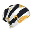 thumbnail image 2 of Honeii Gold Flamingo Print Kids Knit Beanie Watch Hat ,Knit Cap for Boys and Girls, 2 of 7